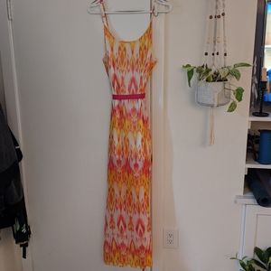Spaghetti strap maxi dress